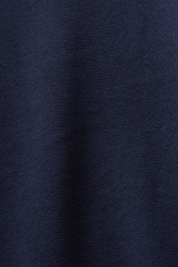 Pullover in cotone a girocollo, NAVY, detail image number 5
