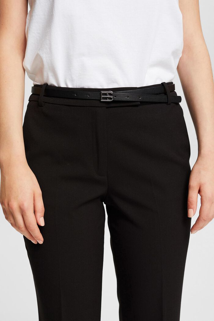 Pantaloni Mix+Match PURE BUSINESS, BLACK, detail image number 2