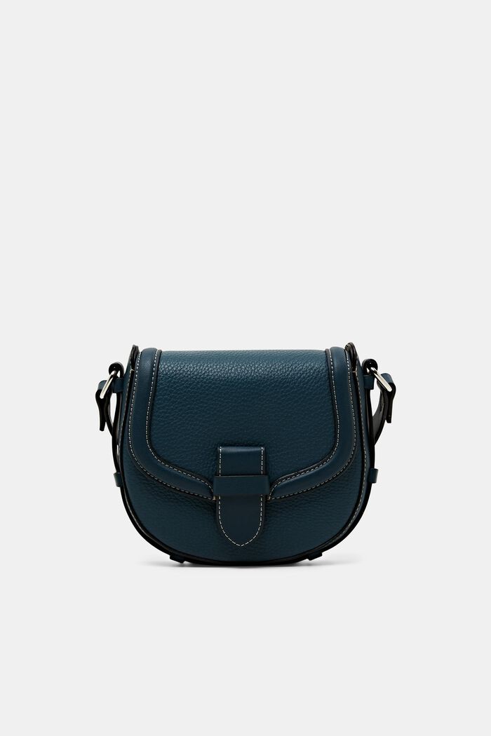 Borsa a tracolla in similpelle, TEAL GREEN, detail image number 0