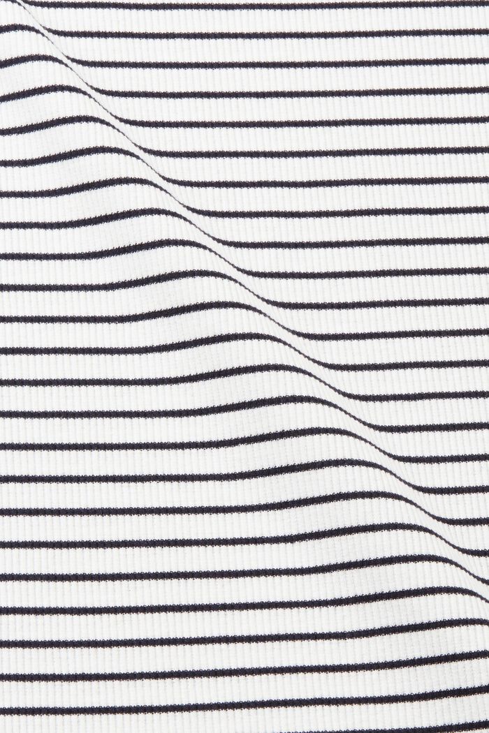 T-shirt a coste e a righe, NAVY, detail image number 5