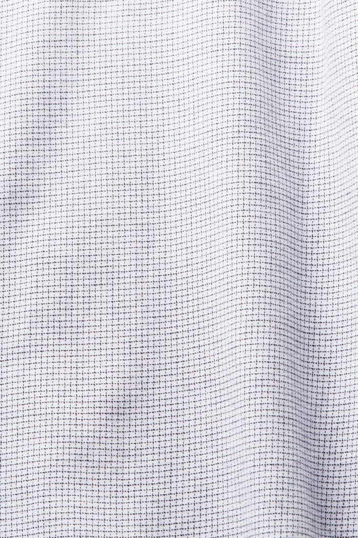 Camicia in cotone a quadretti dalla vestibilità regular, WHITE, detail image number 5