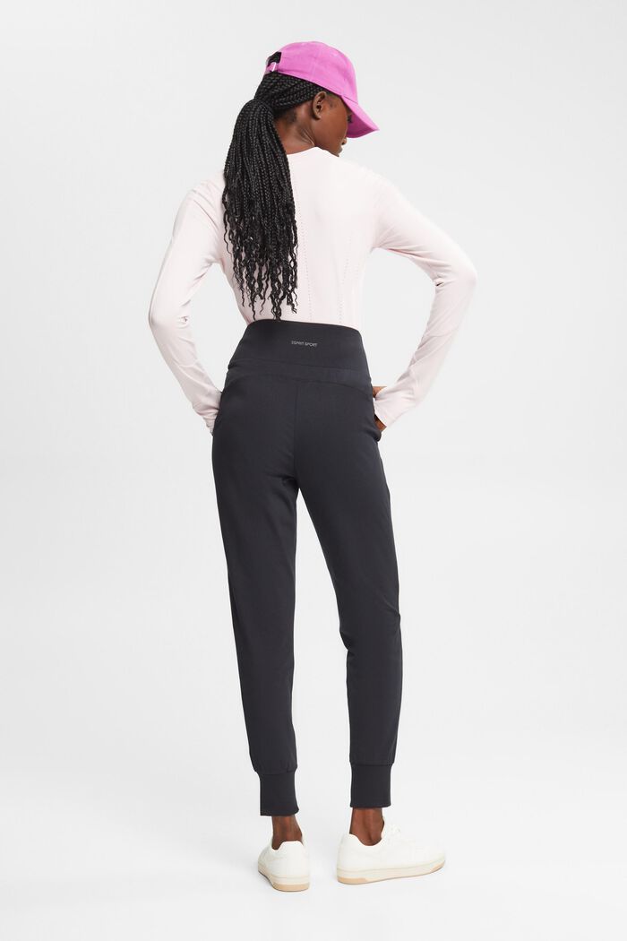 Pantaloni sportivi in jersey di cotone, BLACK, detail image number 5
