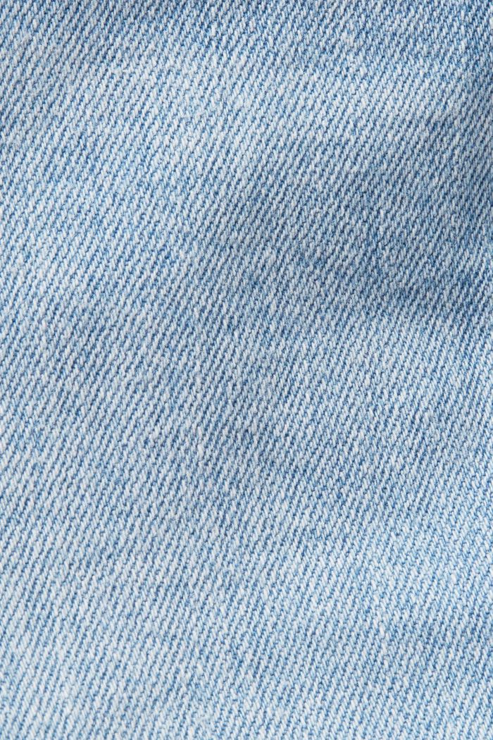 Jeans Capri a vita media, BLUE LIGHT WASHED, detail image number 6