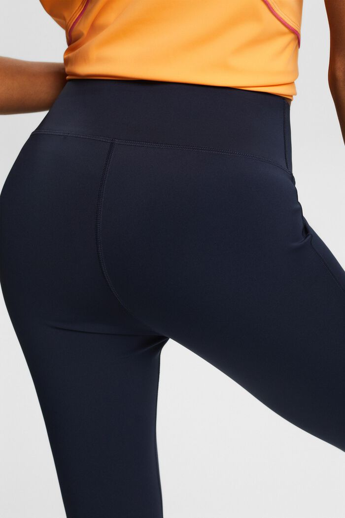 In materiale riciclato: leggings Active con E-DRY, NAVY, detail image number 3
