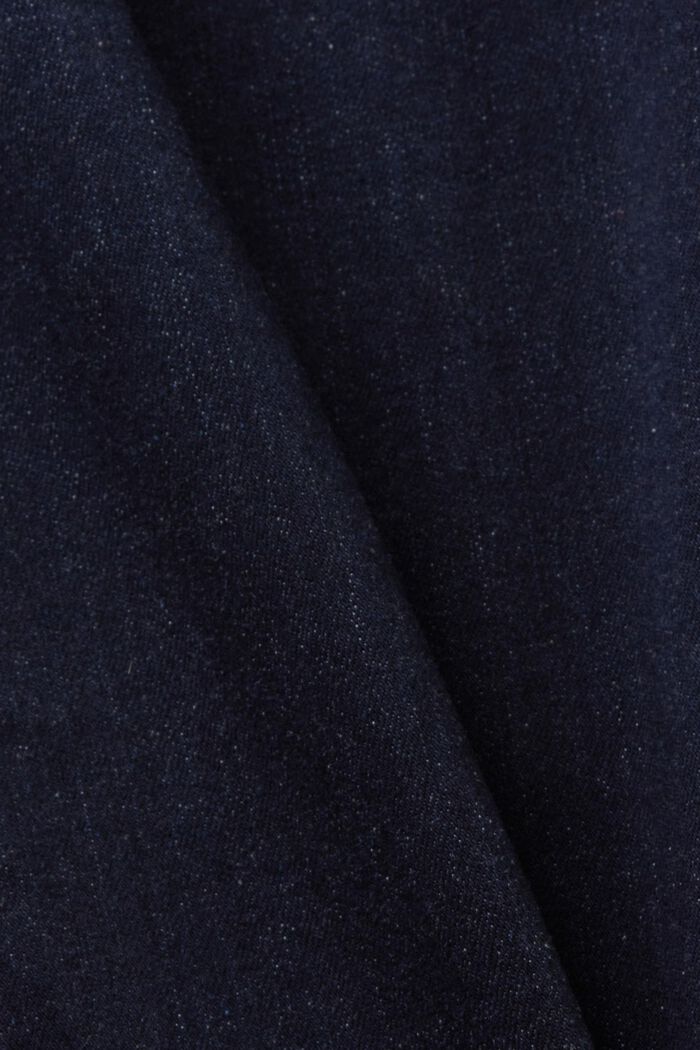 Jeans elasticizzati a gamba dritta, misto cotone, BLUE RINSE, detail image number 6