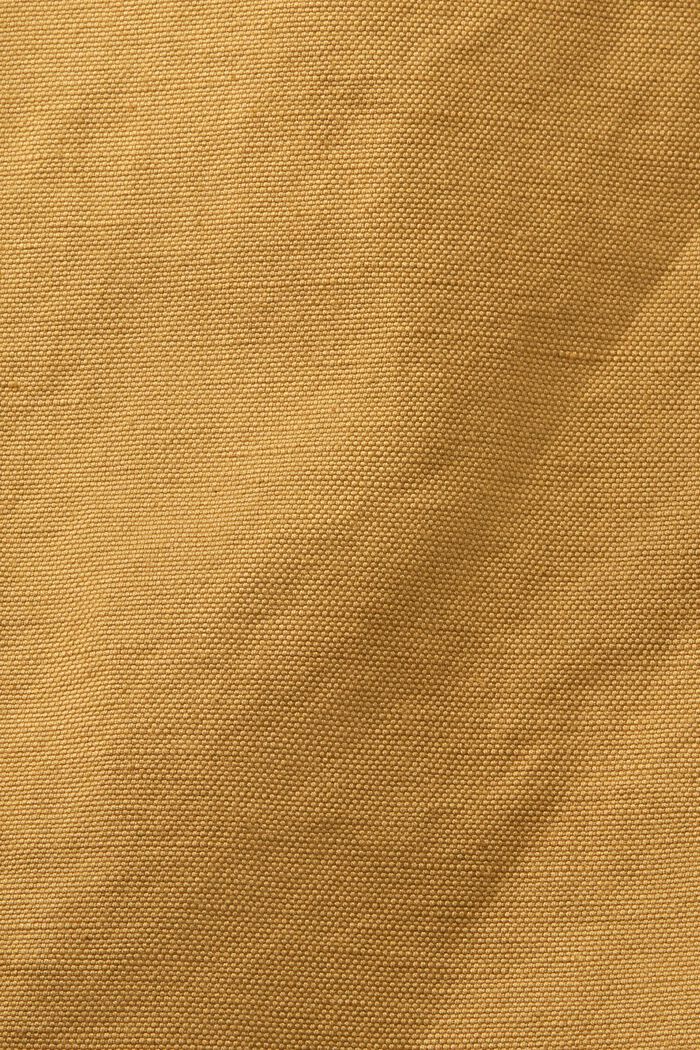 Minigonna avvolgente, misto cotone e lino, TOFFEE, detail image number 5