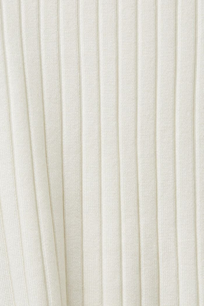 Maglia a coste a righe, OFF WHITE, detail image number 4