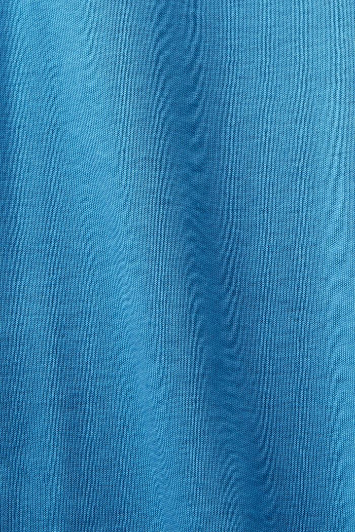 Top a maniche lunghe in jersey di cotone, BLUE, detail image number 5