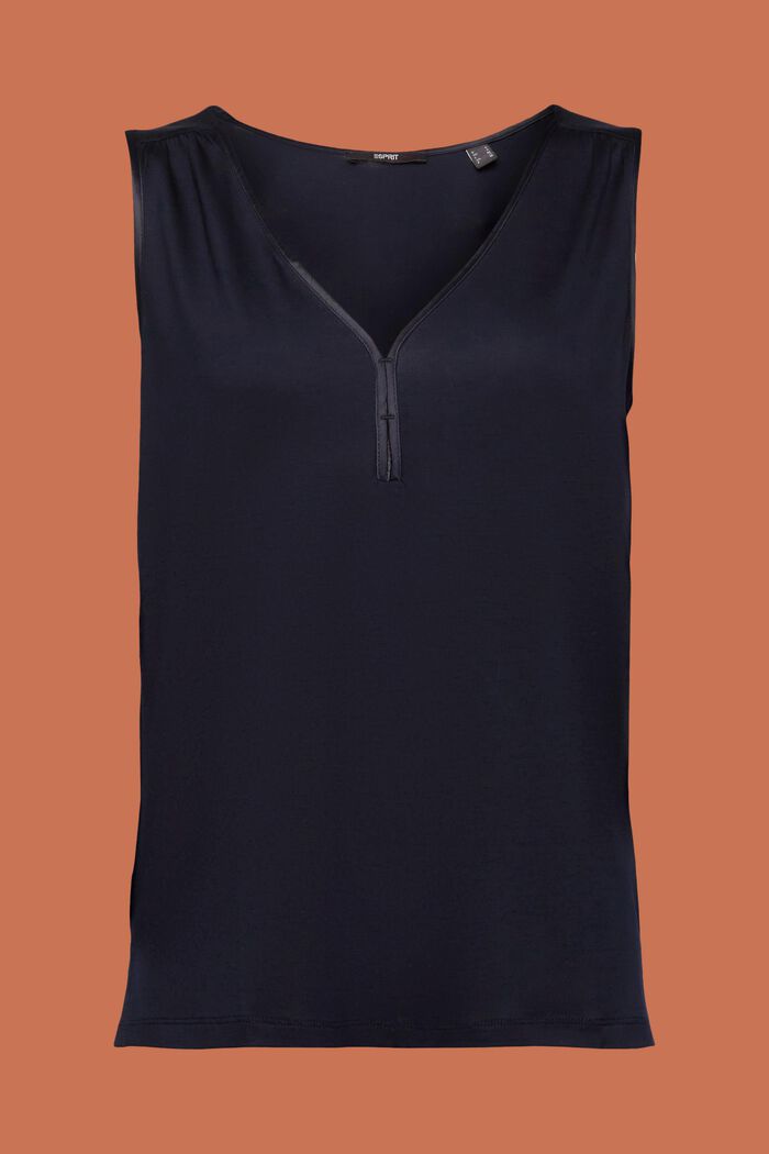Top in jersey, lyocell TENCEL™, NAVY, detail image number 5