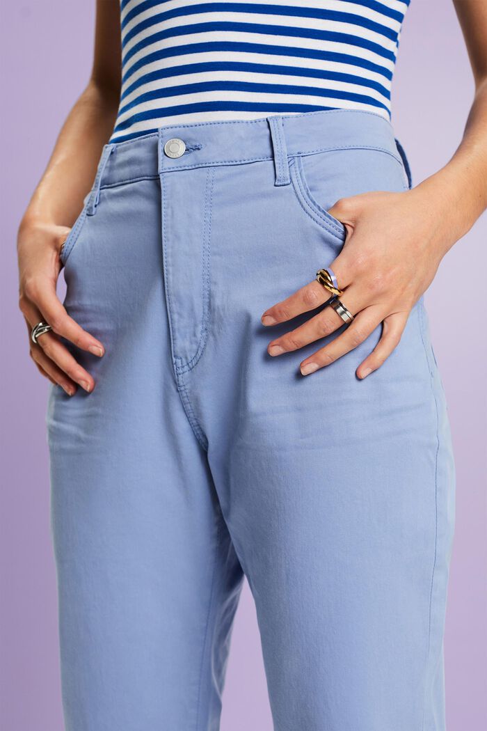 Pantaloni slim fit in twill, BLUE LAVENDER, detail image number 3