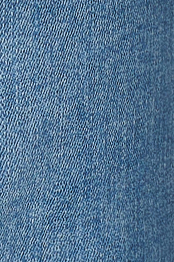 Pantaloncini in denim con fascia premaman che ricopre completamente la pancia, MEDIUM WASHED, detail image number 4