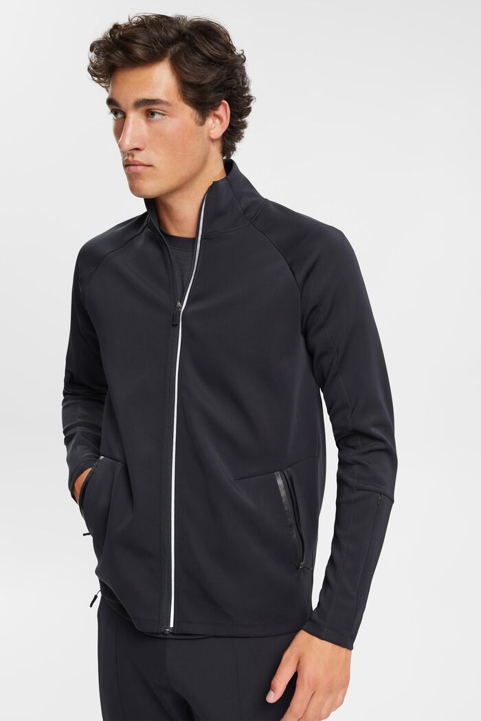 Giacca Active con zip, BLACK, detail image number 0