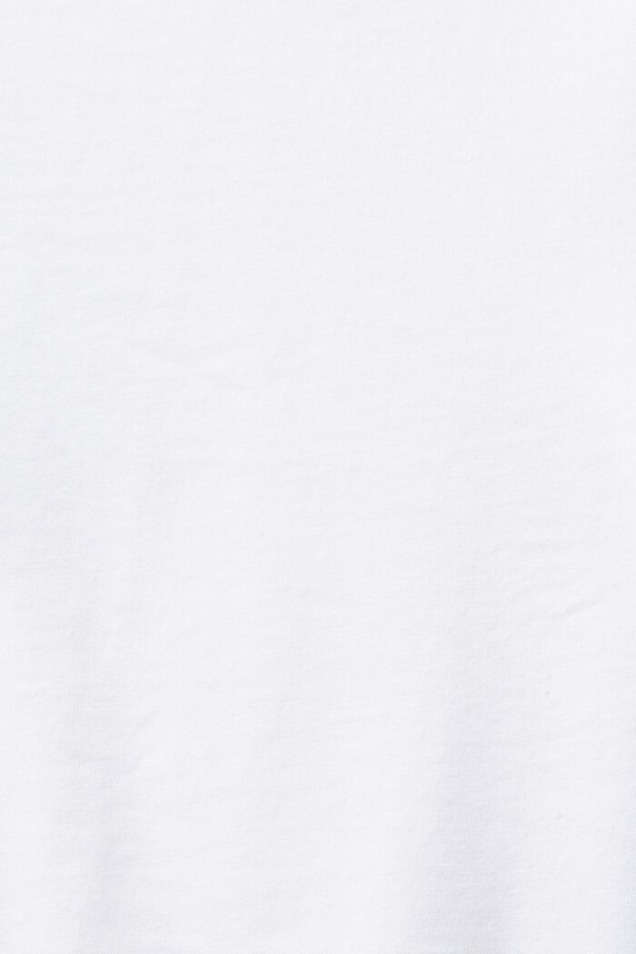 T-shirt in cotone con stampa grafica, WHITE, detail image number 5