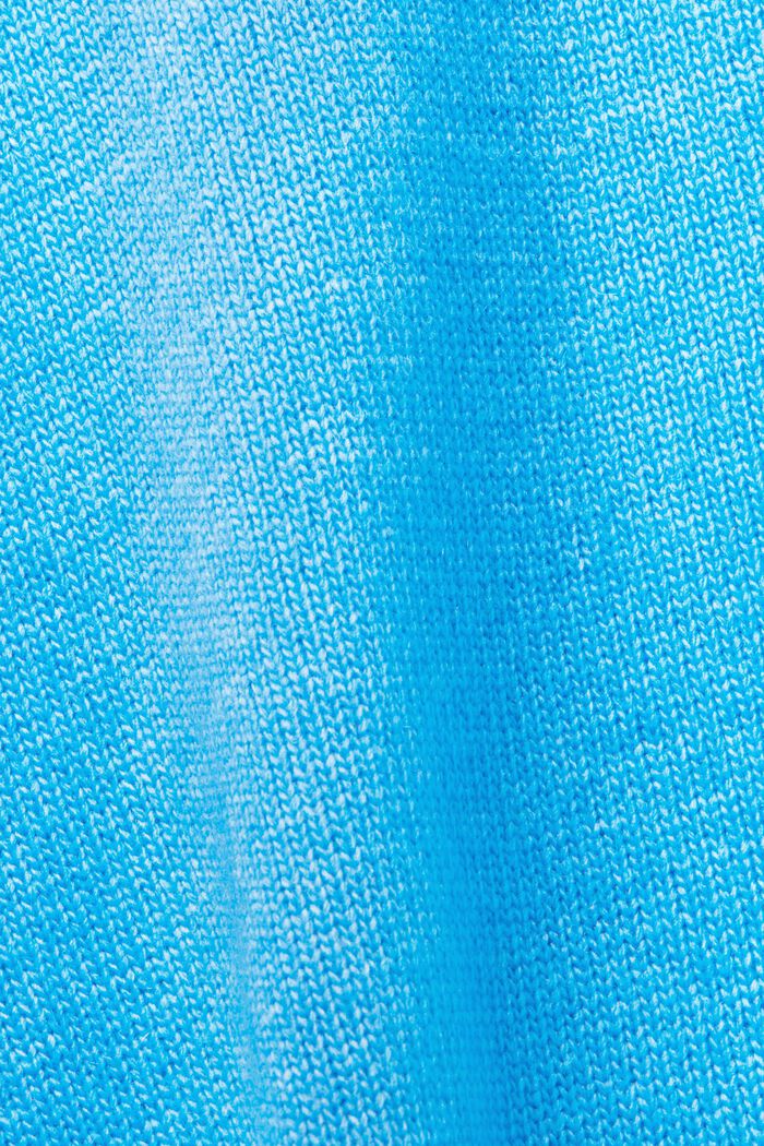 Pullover in maglia con girocollo, BLUE, detail image number 4