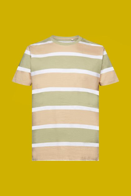 T-shirt in jersey a righe, 100% cotone