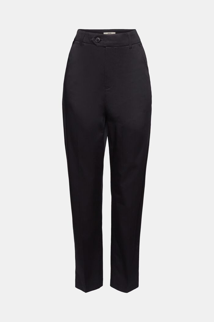 Pantaloni chino, BLACK, detail image number 7