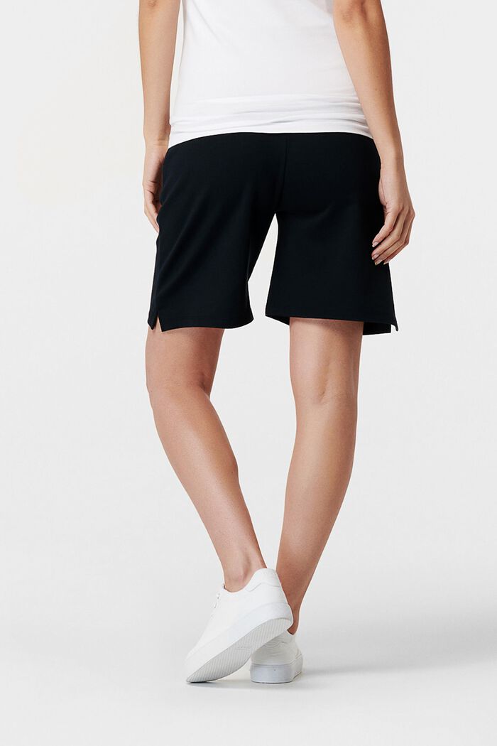 Shorts con fascia premaman, BLACK, detail image number 1