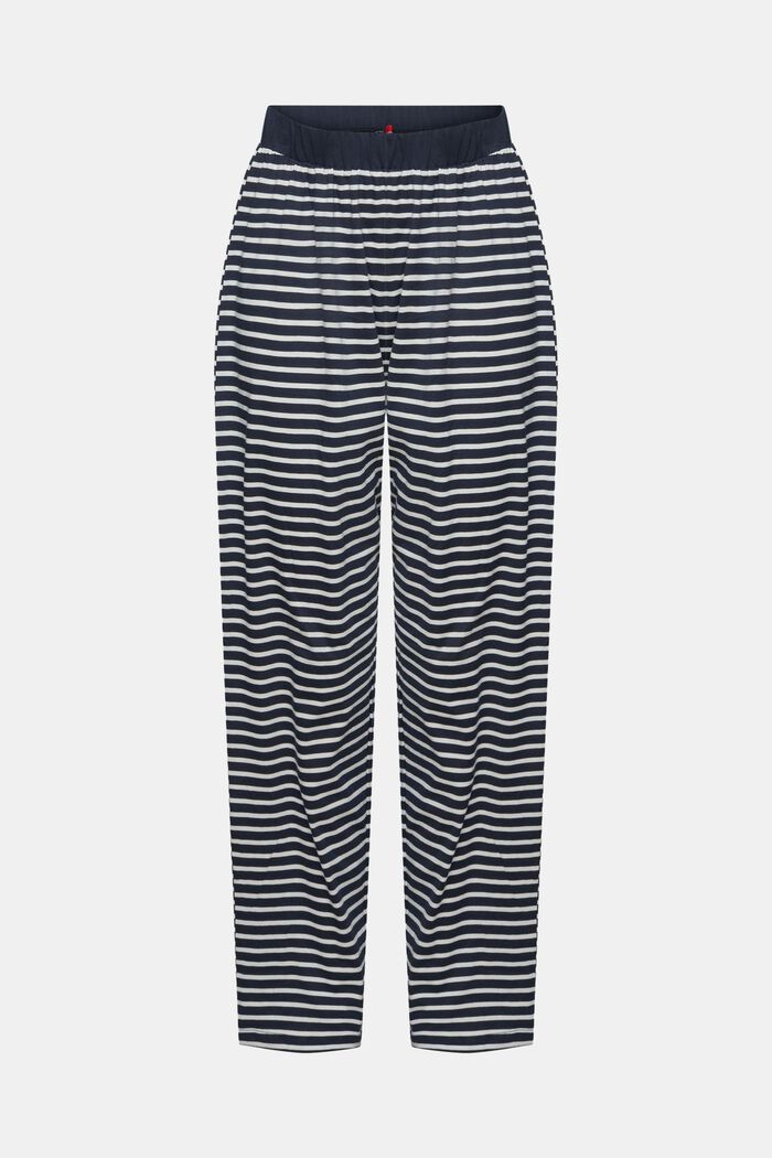 Pantaloni del pigiama a righe, NAVY, detail image number 6
