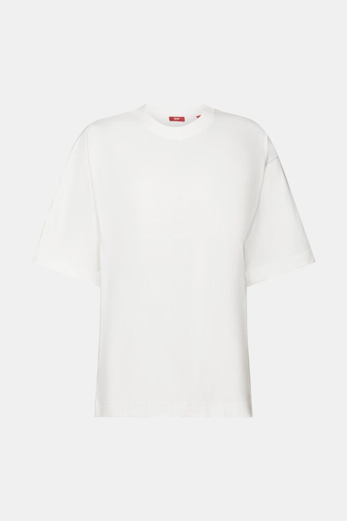 T-shirt oversize in cotone, OFF WHITE, detail image number 6