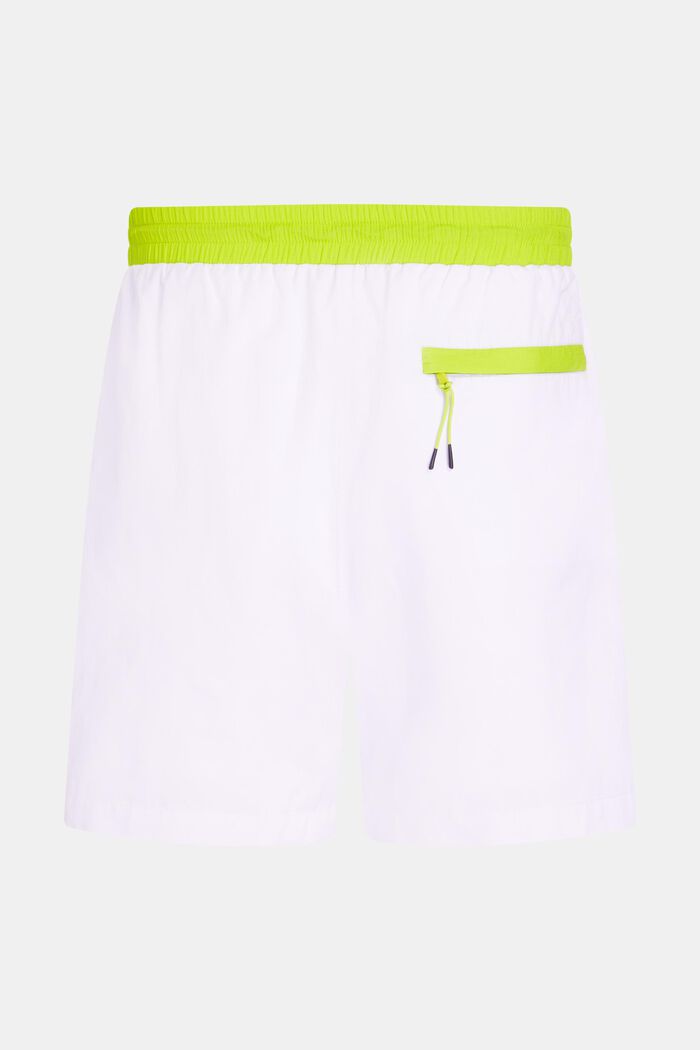 Shorts Relaxed con vita fluo, WHITE, detail image number 5