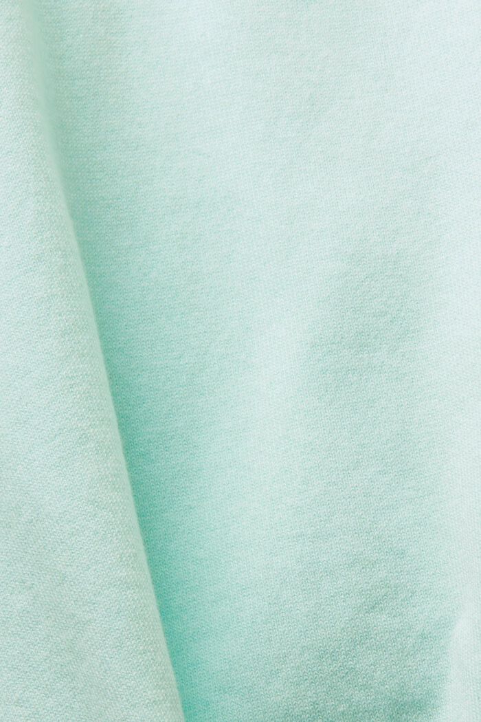Pullover a maniche corte bicolore, LIGHT AQUA GREEN, detail image number 5