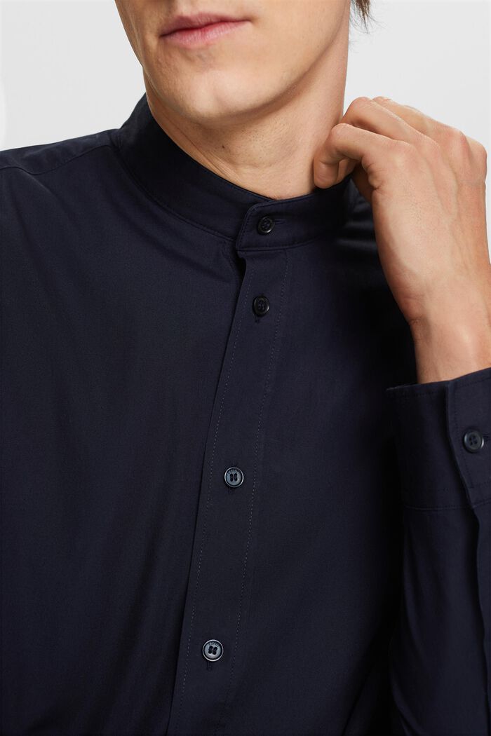 Camicia con colletto a listino, NAVY, detail image number 2