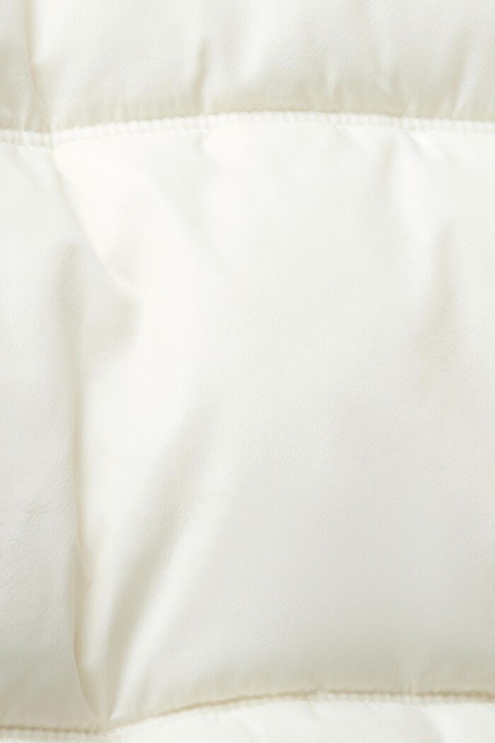 Giacca impunturata con cappuccio rimovibile, OFF WHITE, detail image number 1