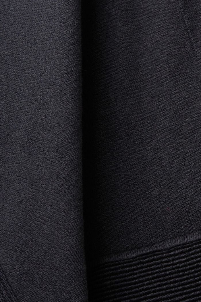 Giacca a maglia aperta, BLACK, detail image number 6