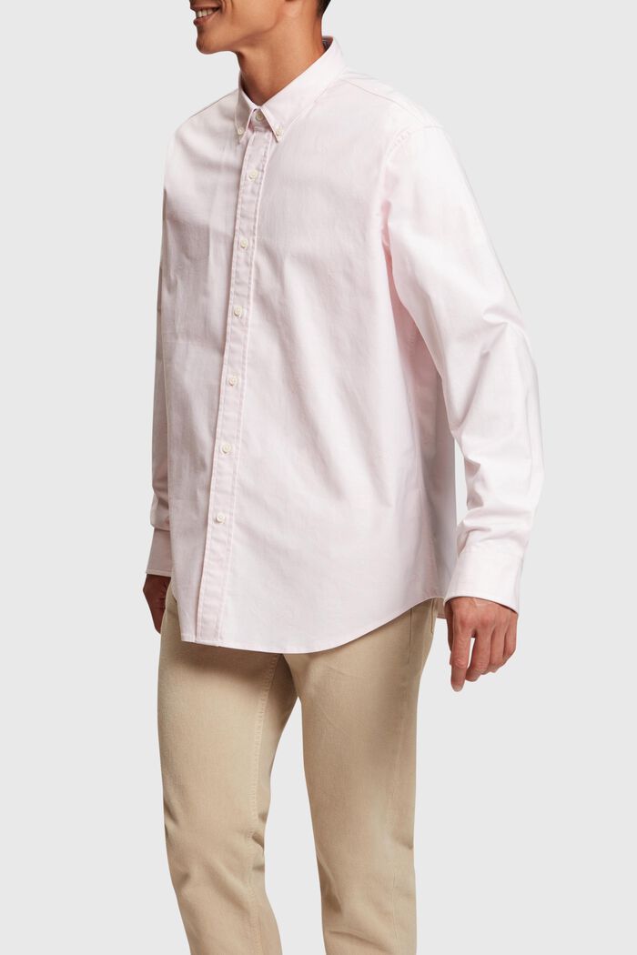 Maglia oxford relaxed fit con stampa allover, LIGHT PINK, detail image number 0