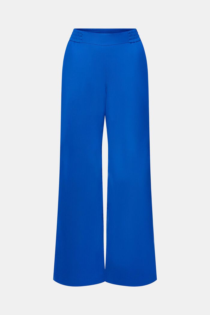 Ampi pantaloni da infilare in twill, BRIGHT BLUE, detail image number 7