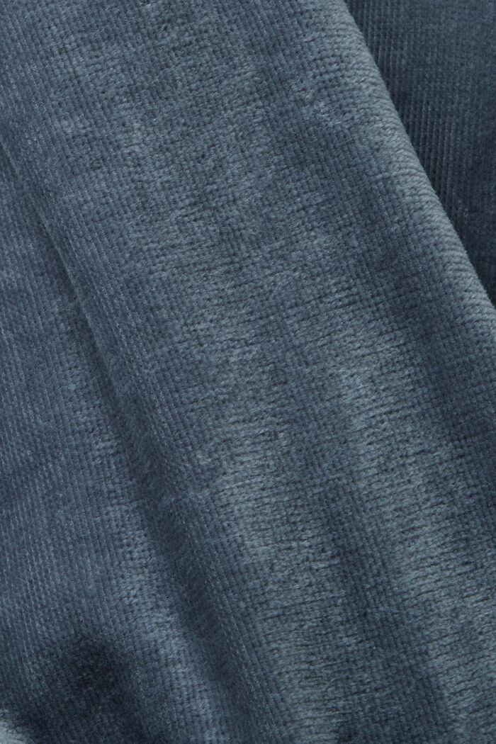 Accappatoio in velour 100% cotone, GREY STEEL, detail image number 3