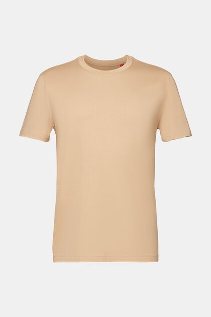 T-shirt girocollo in jersey di cotone Pima