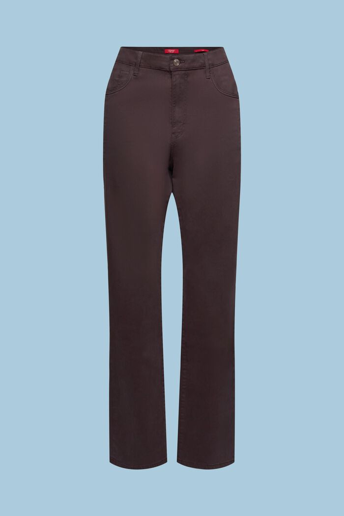 Pantaloni slim fit in twill, DARK GREY, detail image number 7