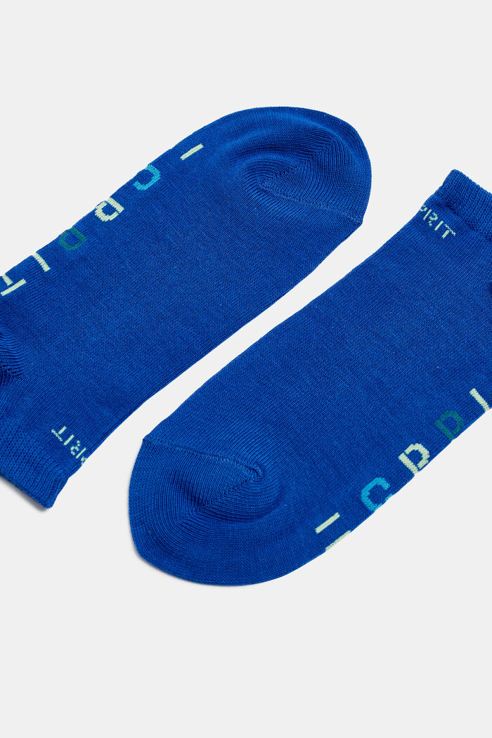 Calze da sneakers con logo, confezione doppia, DEEP BLUE, detail image number 1