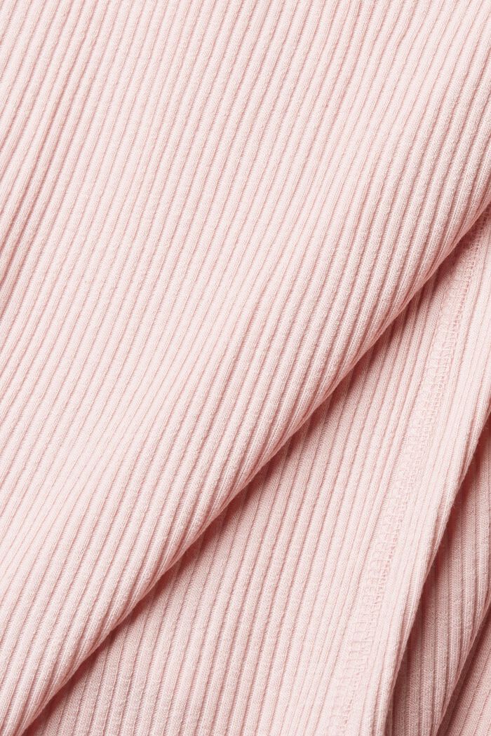 Maglia a maniche lunghe in stile henley, LIGHT PINK, detail image number 1