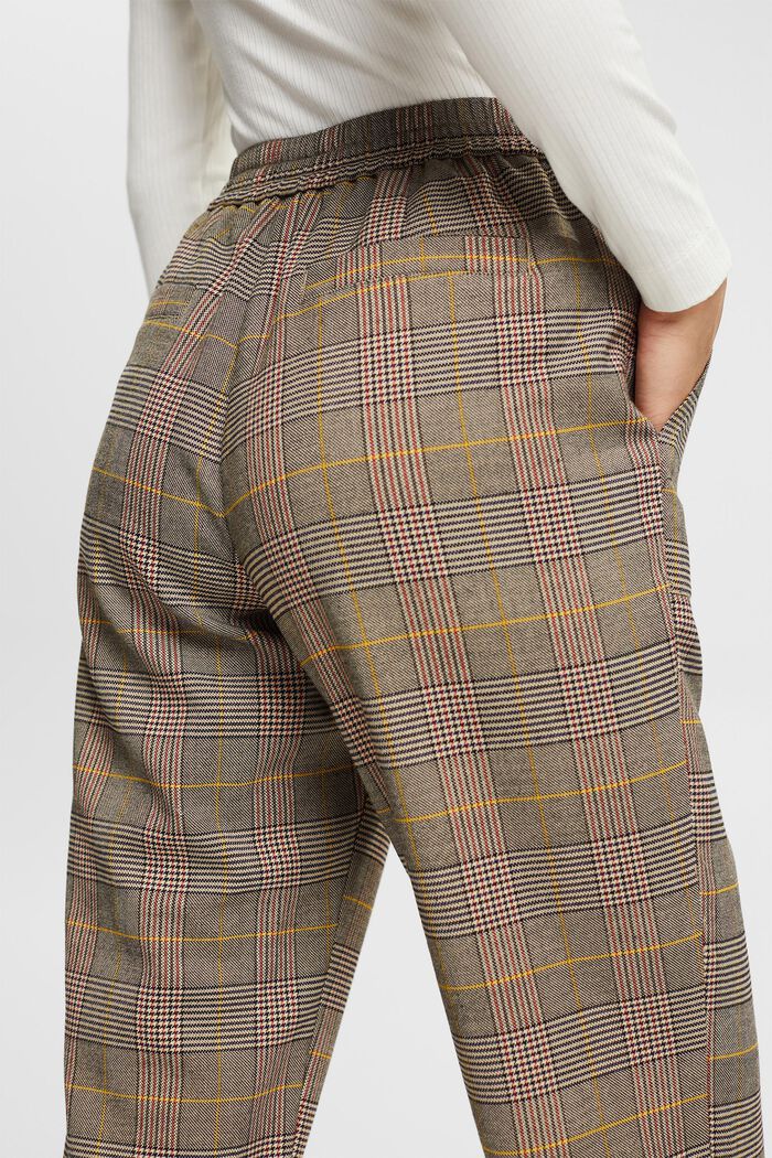 Pantaloni a quadri, ANTHRACITE, detail image number 4