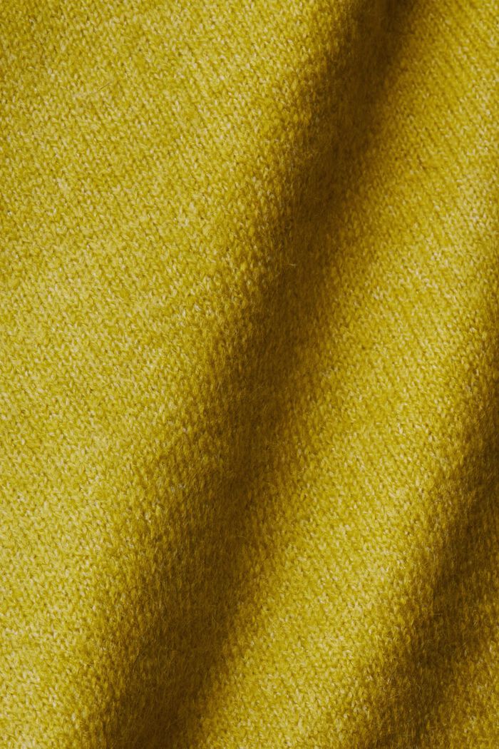Pullover in maglia a dolcevita, LEAF GREEN, detail image number 1