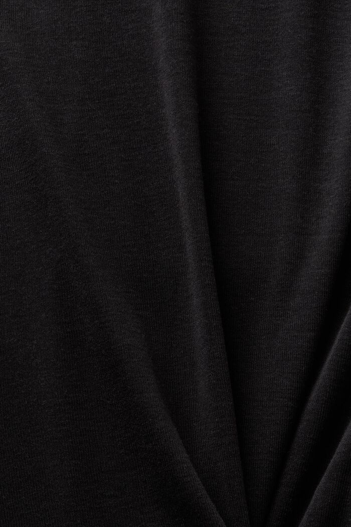 Top a maniche lunghe in jersey, BLACK, detail image number 5