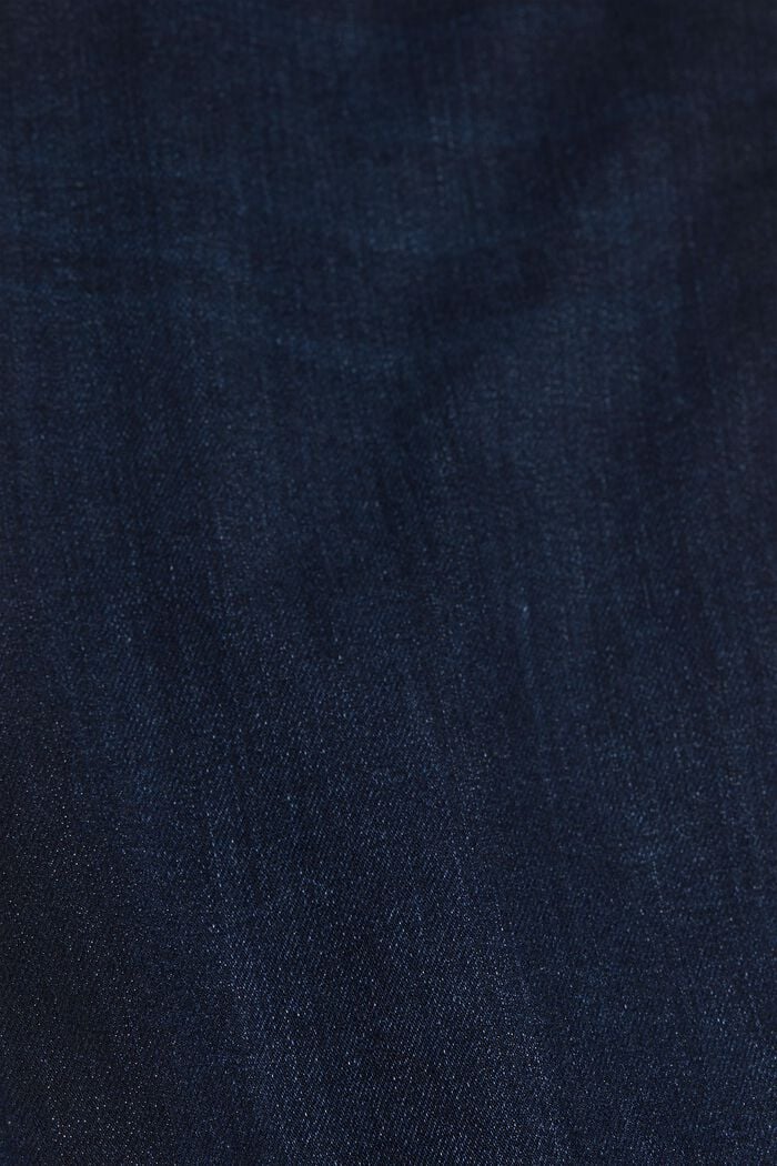Jeans elasticizzati con cotone biologico, BLUE DARK WASHED, detail image number 4