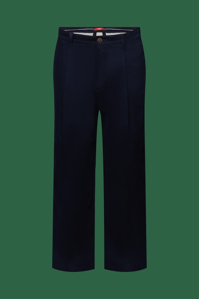 Pantaloni chino a gamba larga, NAVY, detail image number 7