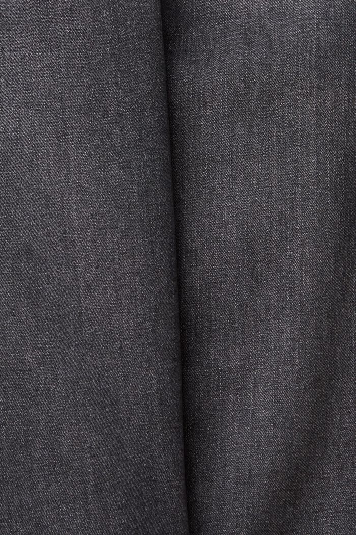 Jeans stretch a vita media effetto cashmere, GREY DARK WASHED, detail image number 6