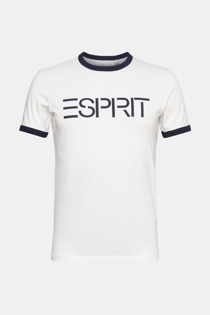 T-shirt in jersey con stampa del logo