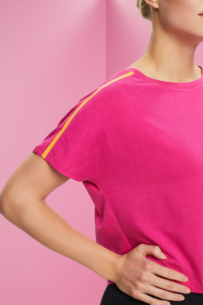 T-shirt cropped, PINK FUCHSIA, detail image number 2