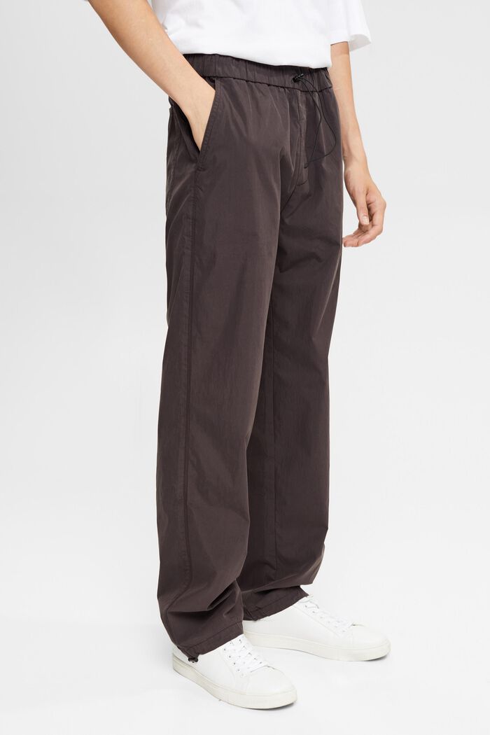 Pantaloni con cintura elastica, BLACK, detail image number 0