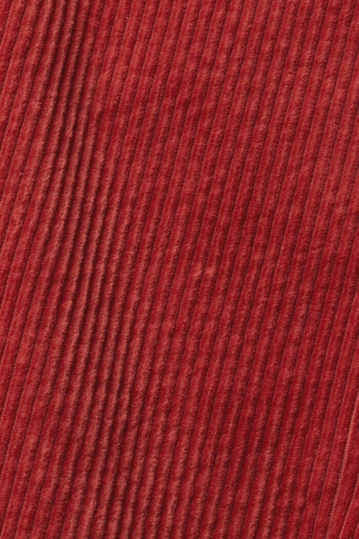 Pantaloni in velluto di cotone, TERRACOTTA, detail image number 1