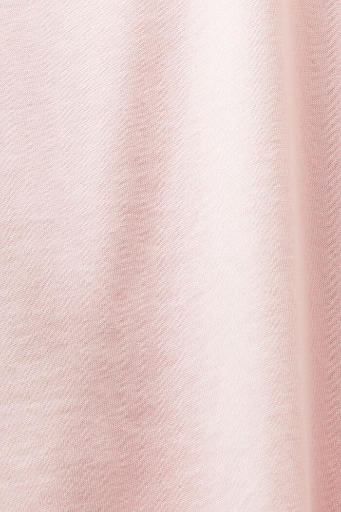 T-shirt in jersey con stampa sul davanti, PASTEL PINK, detail image number 6