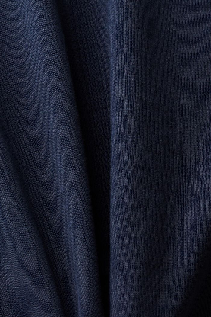 Maglia henley in jersey, NAVY, detail image number 4