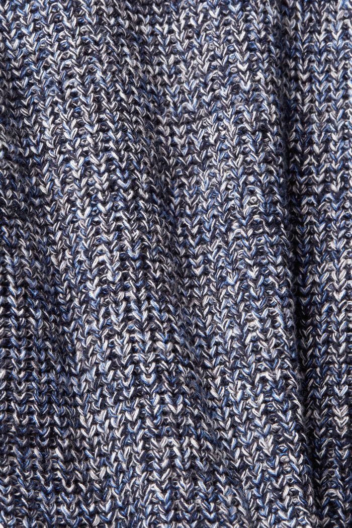 Pullover in maglia multicolore, NAVY, detail image number 4