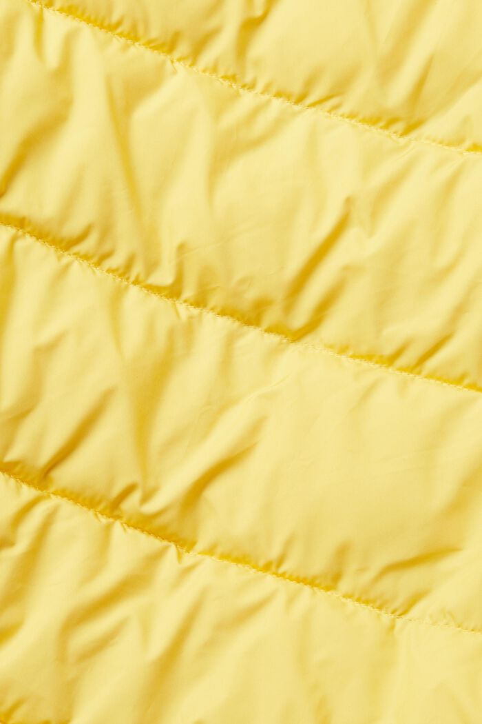 Giacca trapuntata con fodera a contrasto, YELLOW, detail image number 5
