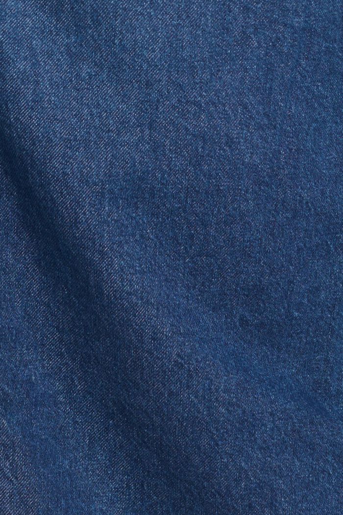 Gonna di jeans, cotone biologico, BLUE DARK WASHED, detail image number 1